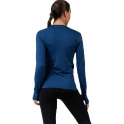 Flora Merino LS Blue