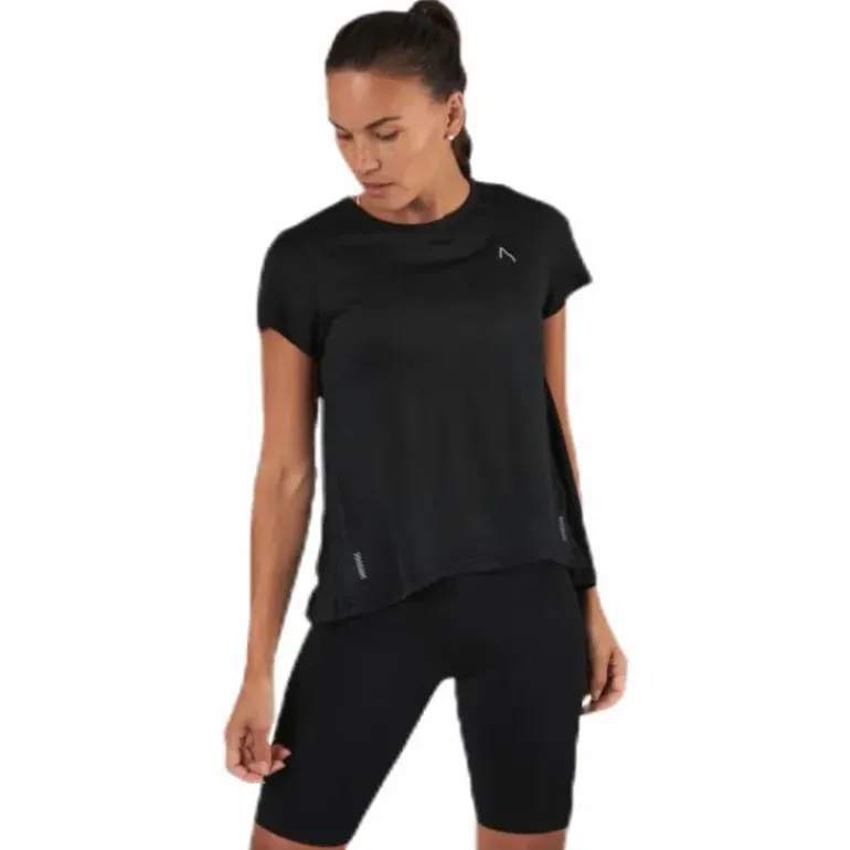 Flowing Running Tee Black