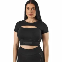 Formknit Seamless Baby Tee Puma Black-strong Gray