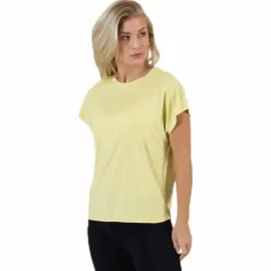 Free Life S/S O-Neck Top Jrs Yellow