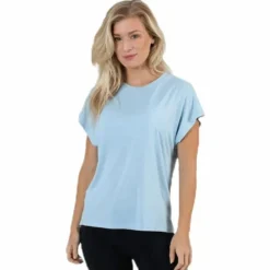 Free Life S/S O-Neck Top Jrs Blue