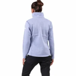 Freida Melange Fleece Jacket Purple