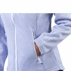 Freida Melange Fleece Jacket Purple