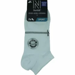 Fresh- 3-Pack Cotton Low Cut Training Socks White