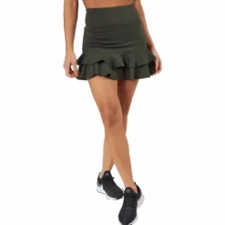 Frida Frill Skirt Army