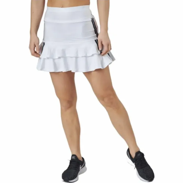 Frida Frill Skirt White