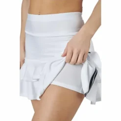 Frida Frill Skirt White