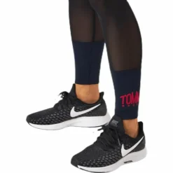 Full Length Mesh InsertLegging Blue/Red
