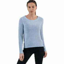 Geena Xo L/S Pullover Knt Blue