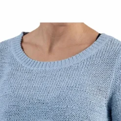 Geena Xo L/S Pullover Knt Blue