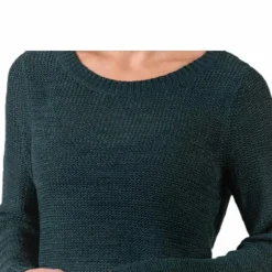 Geena Xo L/S Pullover Knt Green