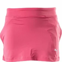Girls Solid Knit Skirt Pink