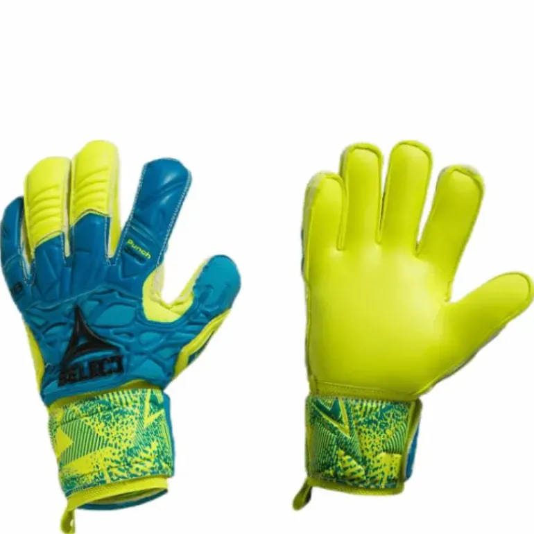 GK Gloves 78 Protection Flat Cut Blue/Yellow