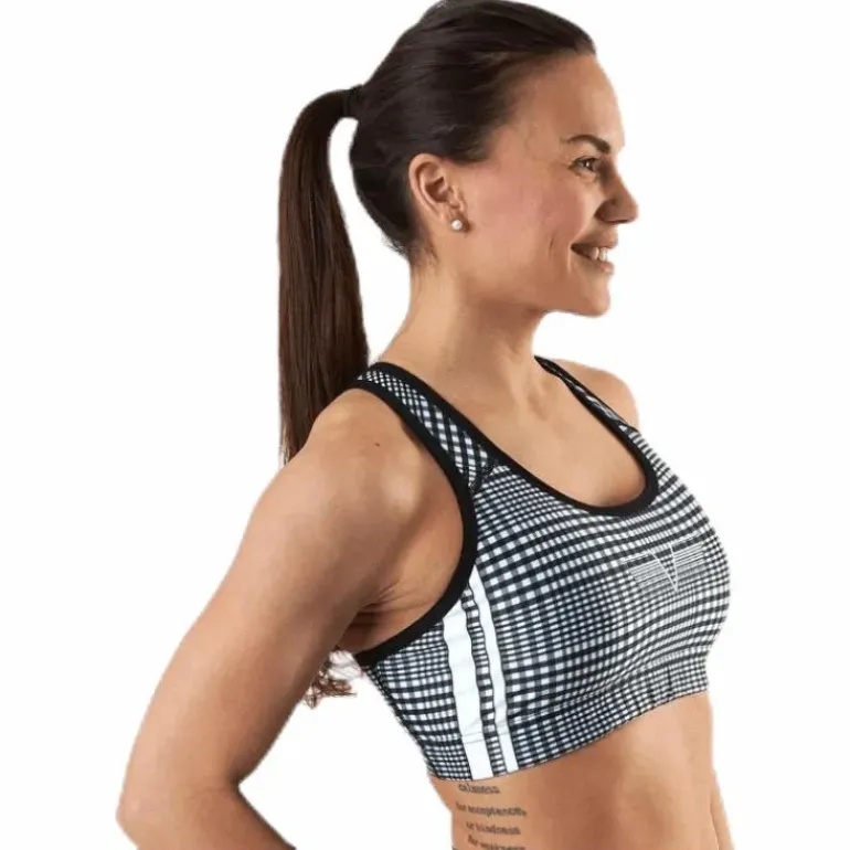 GLNCHCK 1 Sports Bra White/Black