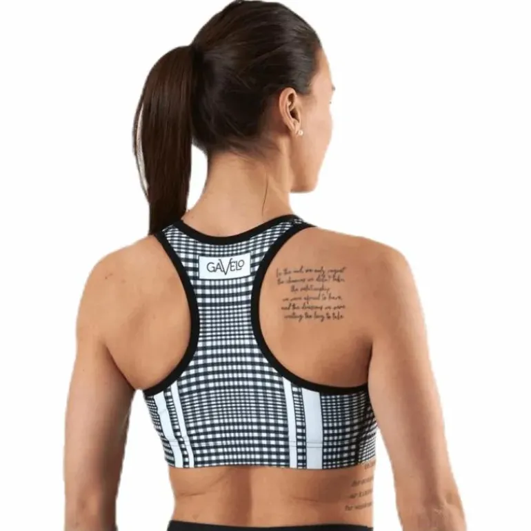 GLNCHCK 1 Sports Bra White/Black