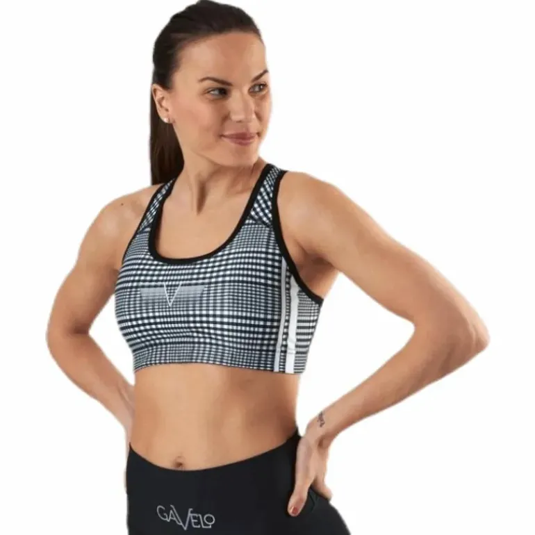 GLNCHCK 1 Sports Bra White/Black
