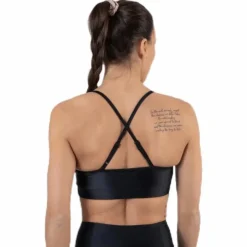 Gloss Bra Top Black