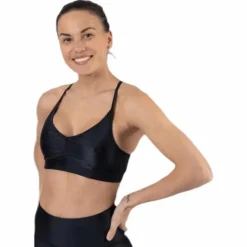 Gloss Bra Top Black
