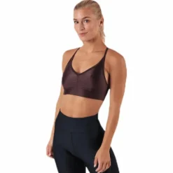 Gloss Bra Top Brown