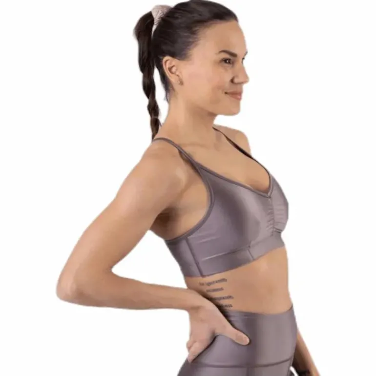 Gloss Bra Top Purple