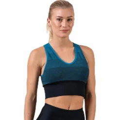 Gradient Seamless Top Blue
