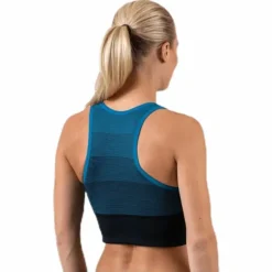 Gradient Seamless Top Blue