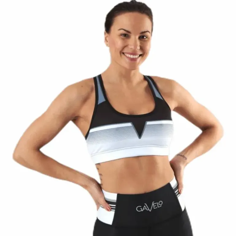 Grand Slam Black Sport Bra White/Black