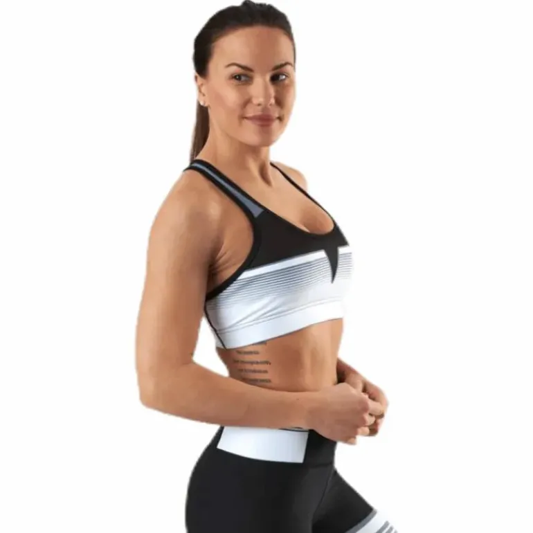 Grand Slam Black Sport Bra White/Black