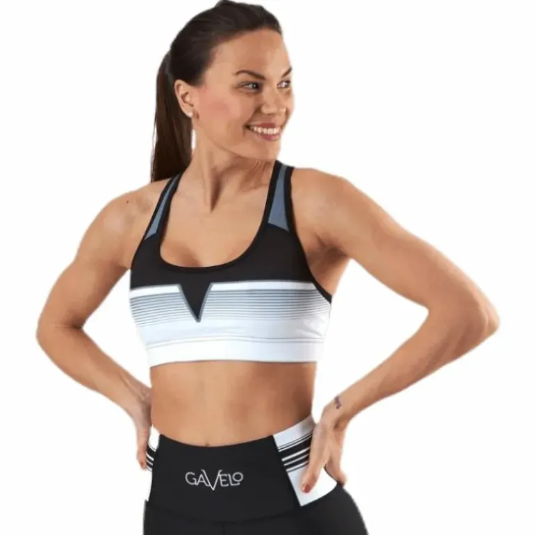 Grand Slam Black Sport Bra White/Black