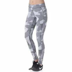 Graphic line tights White