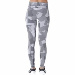 Graphic line tights White