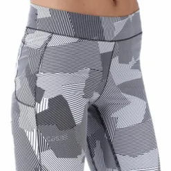 Graphic line tights White
