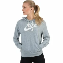 Gym Vintage Hoodie Grey