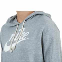 Gym Vintage Hoodie Grey
