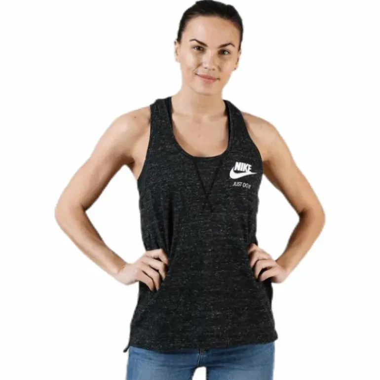 Gym Vintage Tank Black