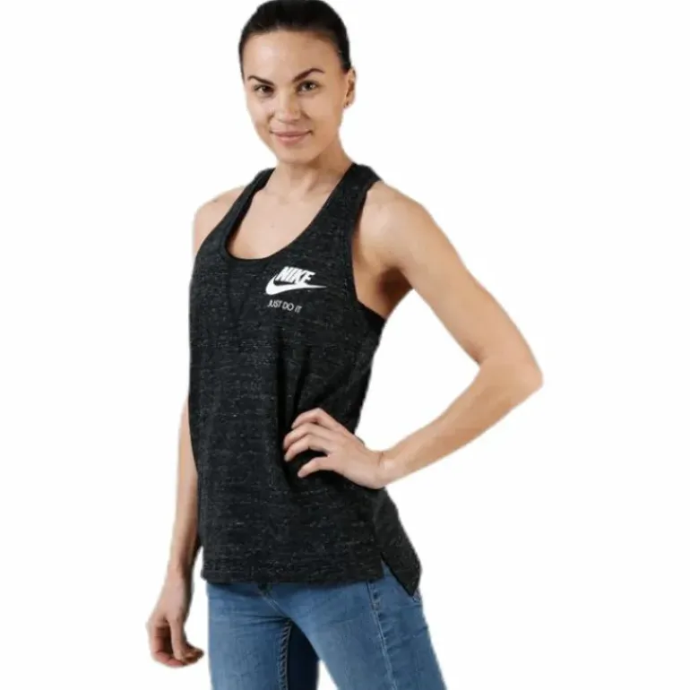 Gym Vintage Tank Black