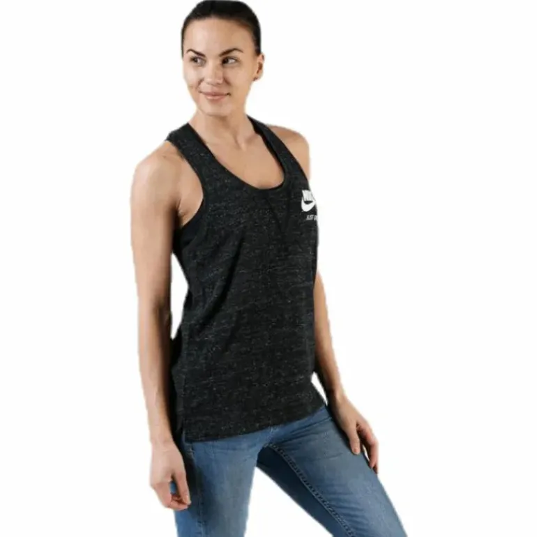 Gym Vintage Tank Black