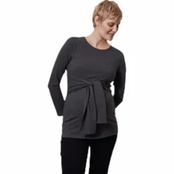 Haley Top Grey