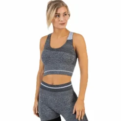 Halley Seamless Bra Black/Grey