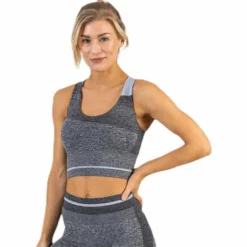Halley Seamless Bra Black/Grey