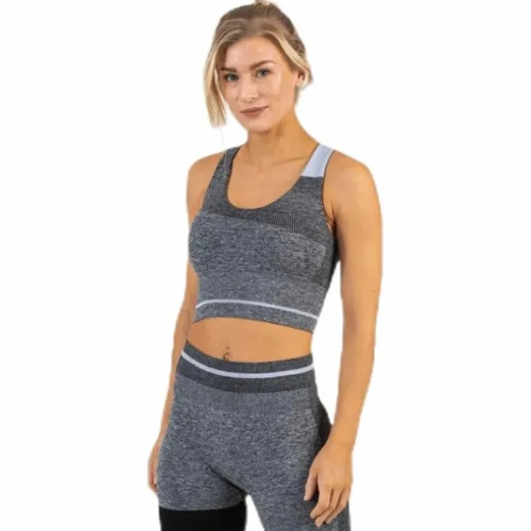 Halley Seamless Bra Black/Grey