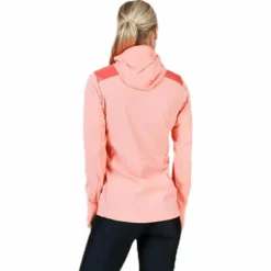 Haloes Down Hybrid Hoodie Pink