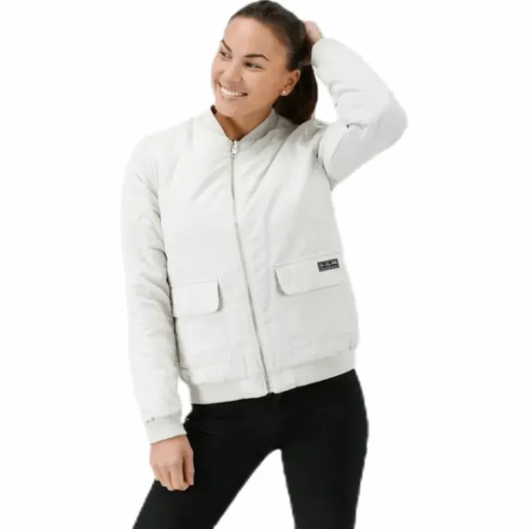 Hatty Reversible Bomber White