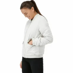 Hatty Reversible Bomber White