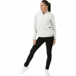 Hatty Reversible Bomber White