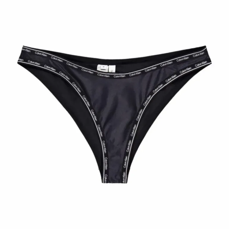 High Leg Cheeky Bikini Black