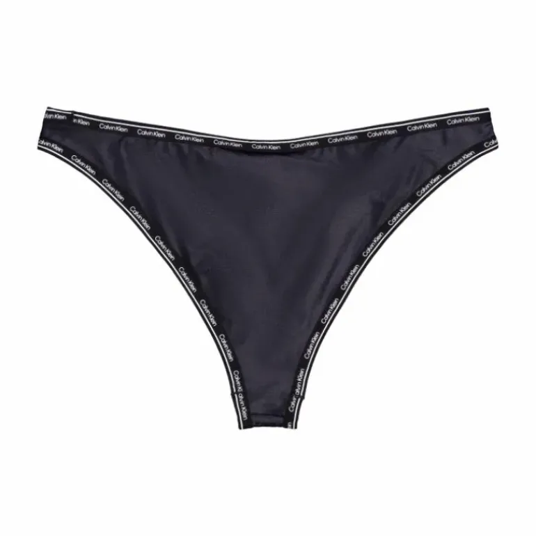 High Leg Cheeky Bikini Black