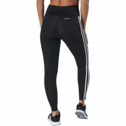 High Rise 3-Stripes 7/8 Tights Black / White