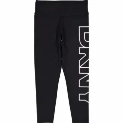 High Waist 7/8 Exploded Logo L Black/ White