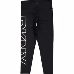 High Waist 7/8 Exploded Logo L Black/ White
